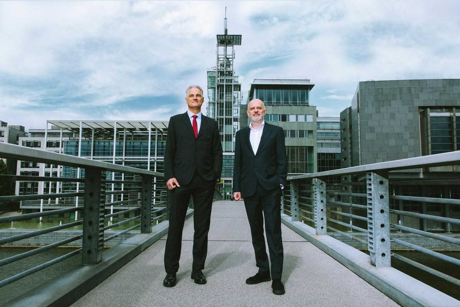 Portraitbild von Georg Bartmann und Franz Öllerer